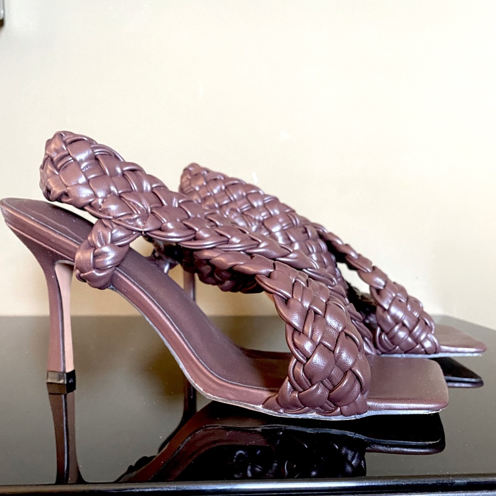 ASOS | STRETCH SANDAL | SIZE 9 | DARK BROWN